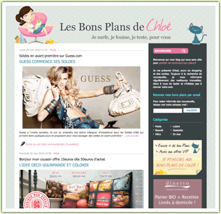 les bons plans de chloe